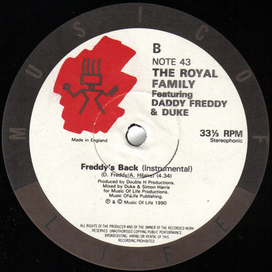 The Royal Family (2) : Freddy's Back (12")