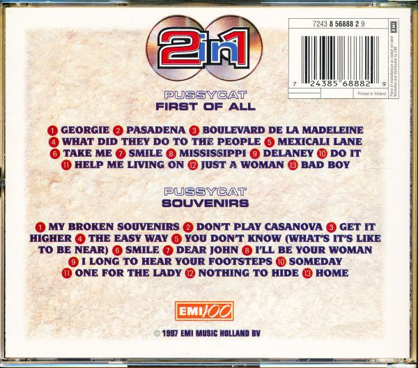 Pussycat (2) : First Of All / Souvenirs (2xCD, Comp)