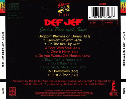 Def Jef : Just A Poet With Soul (CD, Album)