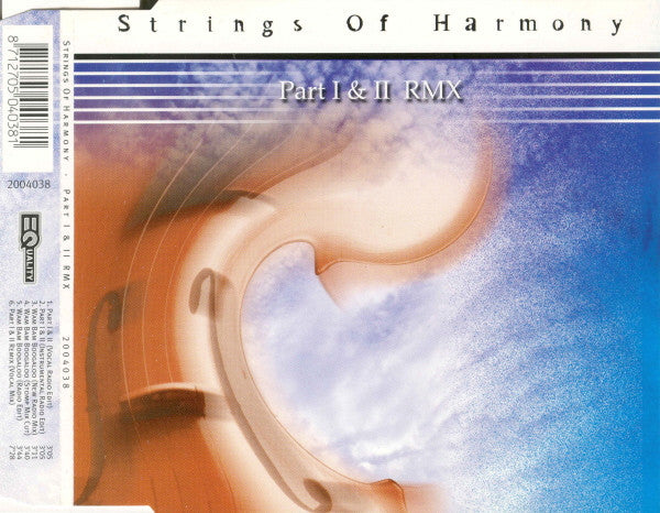 Strings Of Harmony : Part I & II RMX (CD, Maxi)