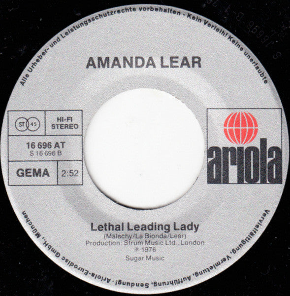 Amanda Lear : La Bagarre (7", Single)