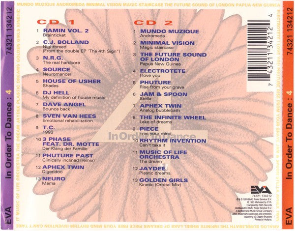 Various : In Order To Dance 4 (2xCD, Comp, M/Print)