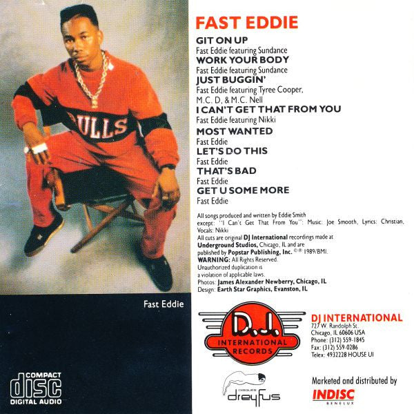 "Fast" Eddie Smith : Most Wanted (CD, Album)