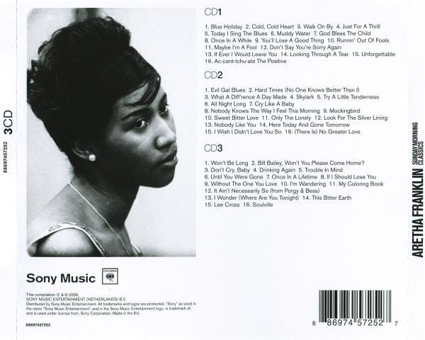 Aretha Franklin : Sunday Morning Classics (3xCD, Comp)