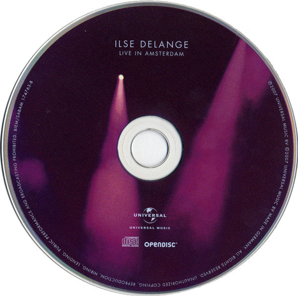 Ilse Delange : Live (CD, Album, Enh + CD, Album + DVD + Dig)