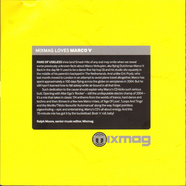 Marco V : Bosh Anthems Of The Year (CD, Mixed)