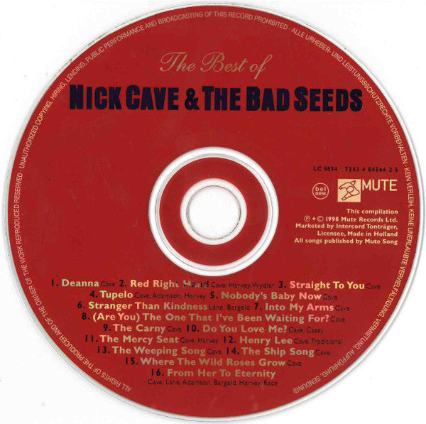 Nick Cave & The Bad Seeds : The Best Of Nick Cave & The Bad Seeds (CD, Comp, RE)