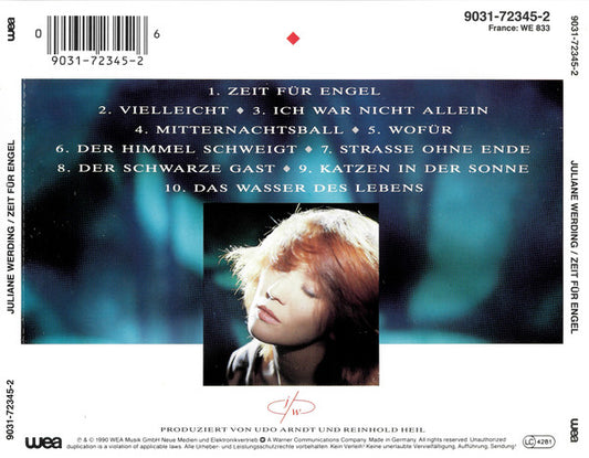 Juliane Werding : Zeit Für Engel (CD, Album)