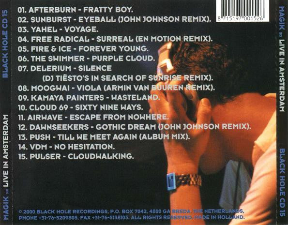 DJ Tiësto : Magik Six: Live In Amsterdam (CD, Comp, Mixed)