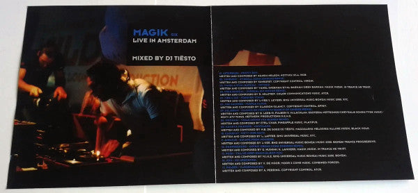 DJ Tiësto : Magik Six: Live In Amsterdam (CD, Comp, Mixed)