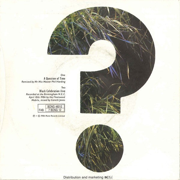 Depeche Mode : A Question Of Time (Remix) (7", Single)