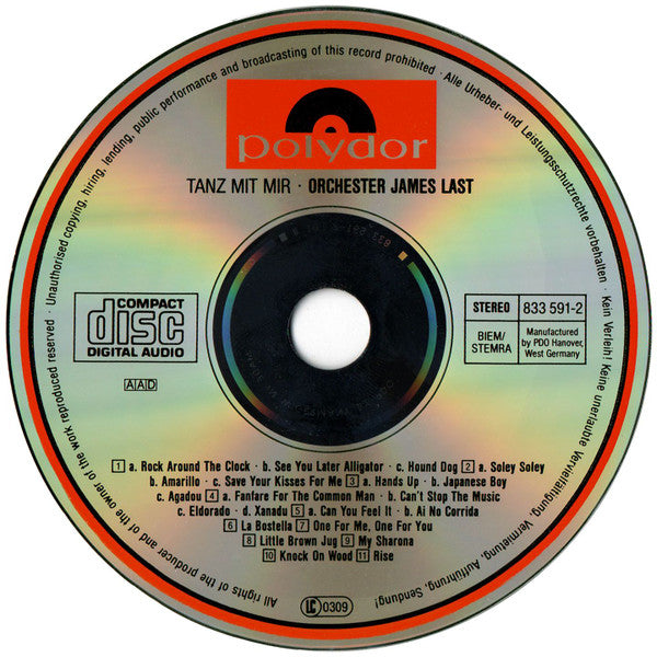 James Last : Tanz Mit Mir (CD, Comp)