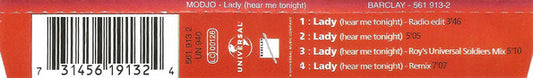 Modjo : Lady (Hear Me Tonight) (CD, Single)