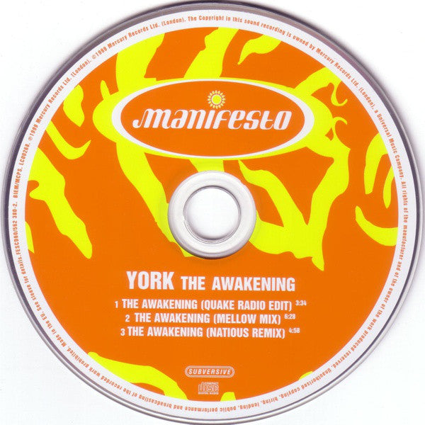York : The Awakening (CD, Single)