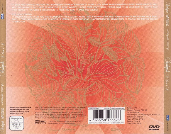 Aaliyah : I Care 4 U (CD, Comp, Enh + DVD-V, PAL + Spe)