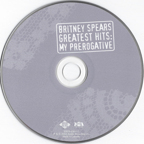 Britney Spears : Greatest Hits: My Prerogative (2xCD, Comp, Ltd)