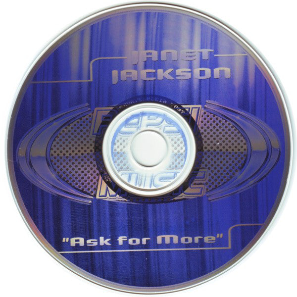 Janet Jackson : Ask For More (CD, Single, Enh, Promo)