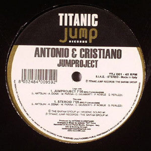 Antonio & Cristiano : Jumproject (12")