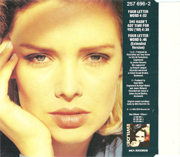 Kim Wilde : Four Letter Word (CD, Mini, Single)