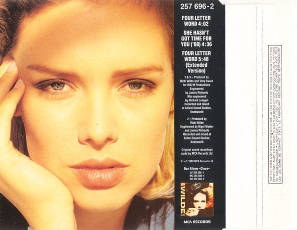 Kim Wilde : Four Letter Word (CD, Mini, Single)