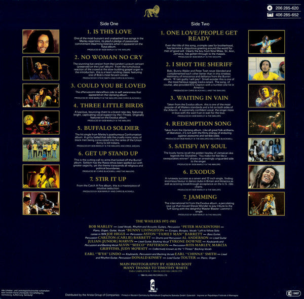 Bob Marley & The Wailers : Legend (The Best Of Bob Marley And The Wailers) (LP, Comp, Gat)