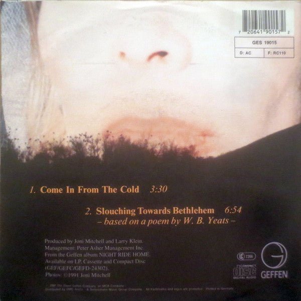 Joni Mitchell : Come In From The Cold (7", Single)