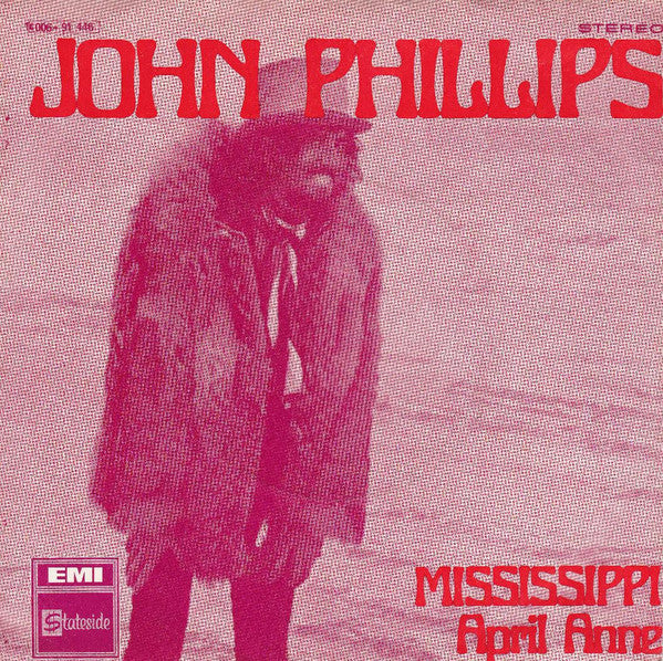 John Phillips : Mississippi / April Anne (7", Single)