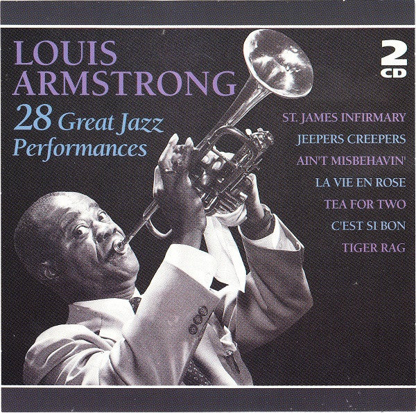 Louis Armstrong : 28 Great Jazz Performances (2xCD, Comp)