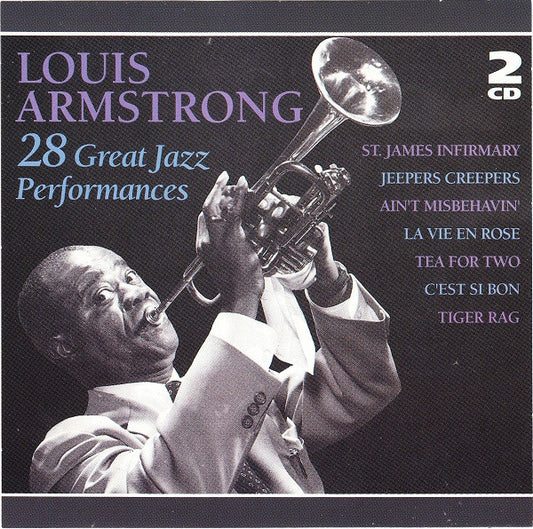 Louis Armstrong : 28 Great Jazz Performances (2xCD, Comp)