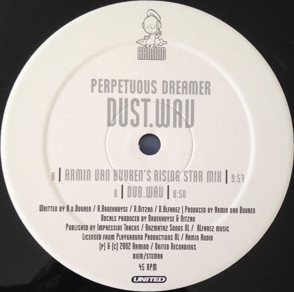 Perpetuous Dreamer : Dust.Wav (12")