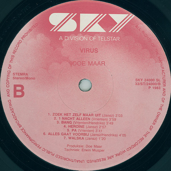 Doe Maar : 4US (LP, Album)