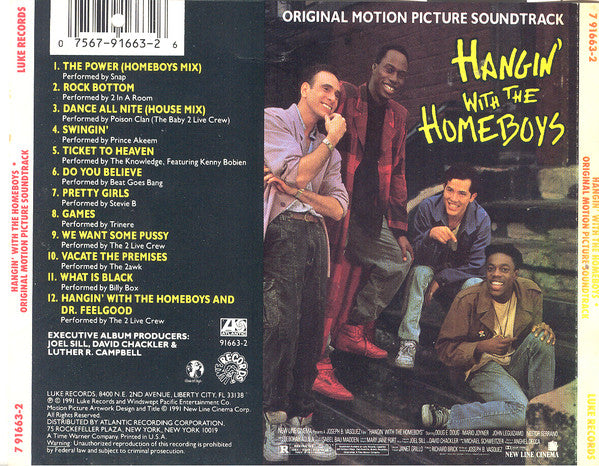Various : Hangin' With The Homeboys (Original Motion Picture Soundtrack) (CD, Comp)