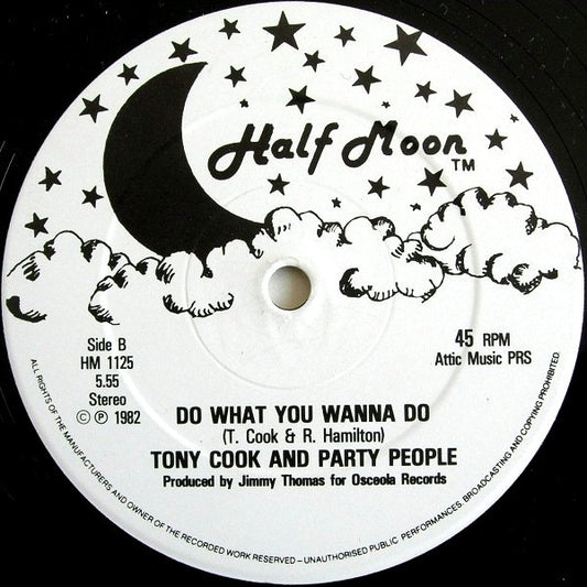 Tony Cook & The Party People : Do What You Wanna Do (12")