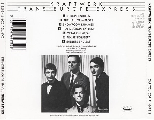 Kraftwerk : Trans-Europe Express (CD, Album, RE)