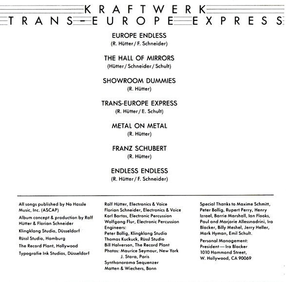 Kraftwerk : Trans-Europe Express (CD, Album, RE)