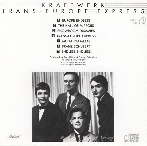 Kraftwerk : Trans-Europe Express (CD, Album, RE)