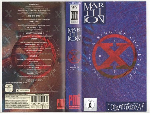 Marillion : 1982-1992 - A Singles Collection (VHS, PAL)
