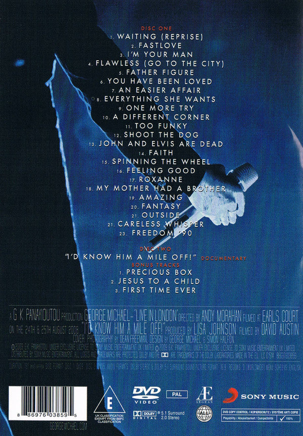 George Michael : Live In London (2xDVD-V, Copy Prot., PAL, Reg)
