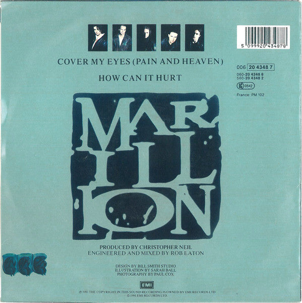 Marillion : Cover My Eyes (Pain And Heaven) (7", Single)