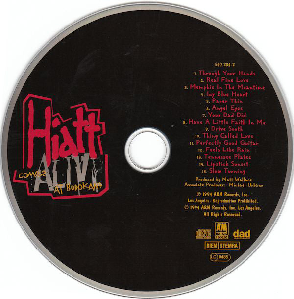 John Hiatt & The Guilty Dogs : Hiatt Comes Alive At Budokan? (CD, Album)