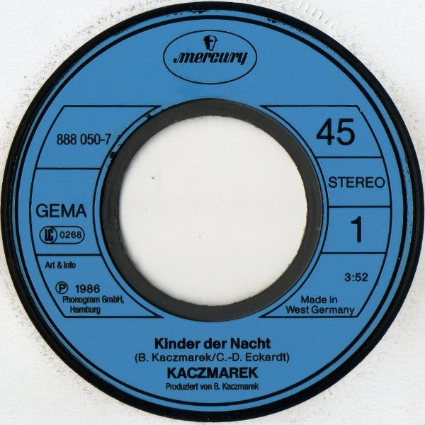 Bernd Kaczmarek : Kinder Der Nacht (7", Single)