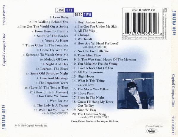 Frank Sinatra : Sinatra 80th All The Best (2xCD, Comp)