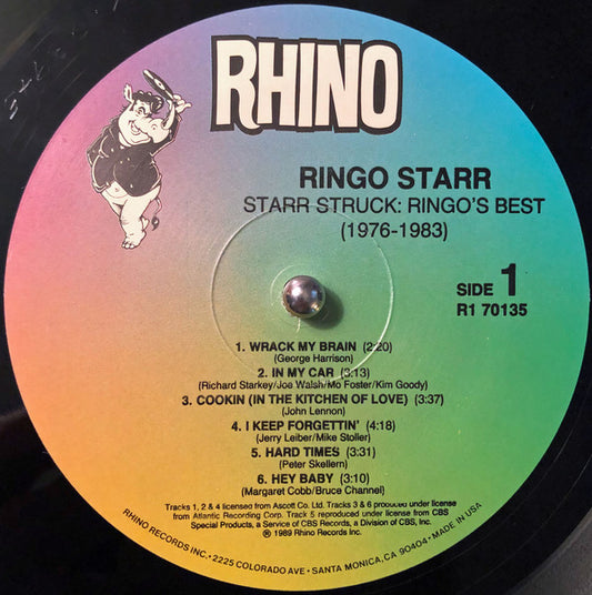 Ringo Starr : Starr Struck: Best Of Ringo Starr, Vol. 2 (LP, Comp)