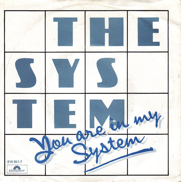 The System : You Are In My System (7")