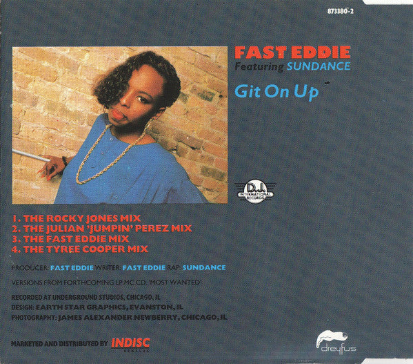 "Fast" Eddie Smith Featuring Sundance (2) : Git On Up (CD, Maxi)