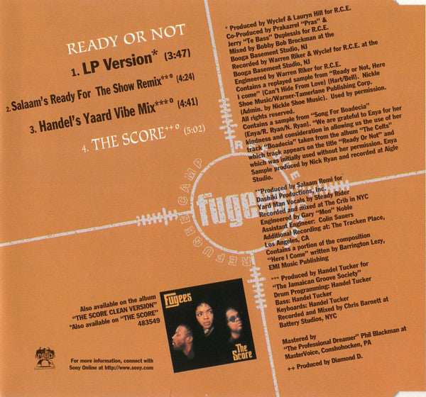 Fugees : Ready Or Not (CD, Maxi)
