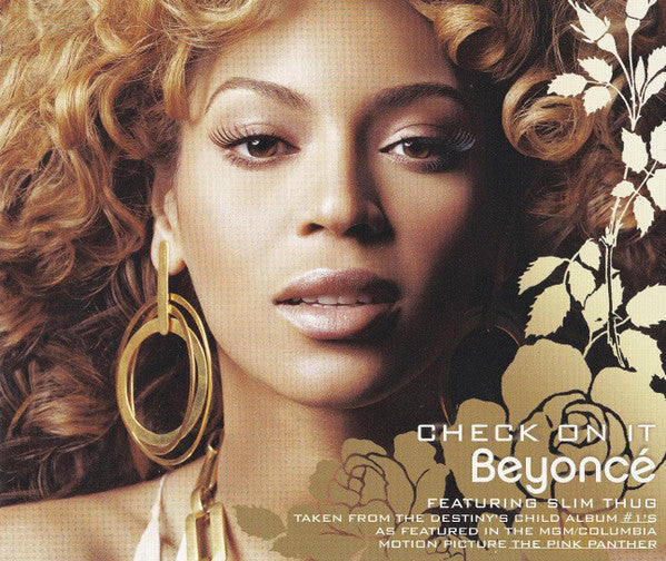 Beyoncé Featuring Slim Thug : Check On It (CD, Single)
