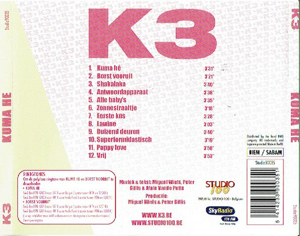 K3 : Kuma Hé (CD, Album)