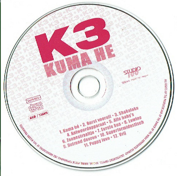 K3 : Kuma Hé (CD, Album)
