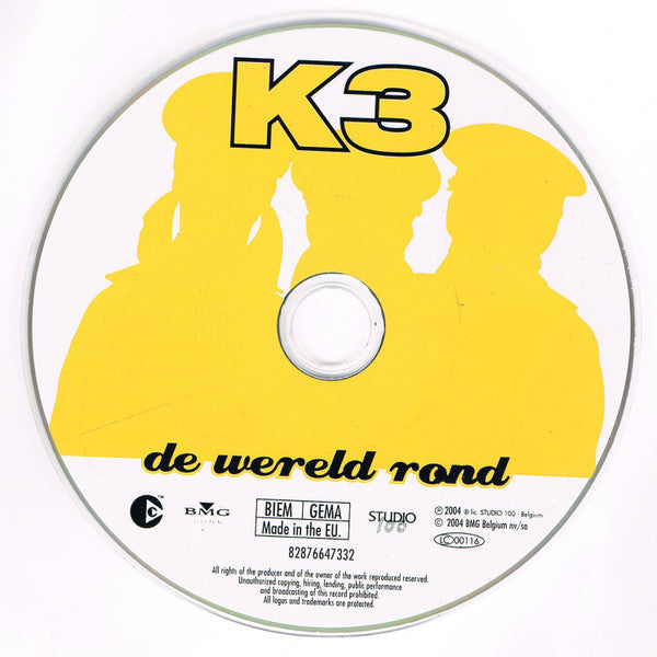 K3 : De Wereld Rond (CD, Album)